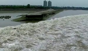 Un raz-de-marée frappe une ville de l'est de la Chine