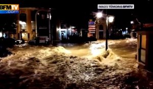 Intempéries dans le sud-est: images des témoins BFMTV