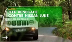 Comparatif : Jeep Renegade vs. Nissan Juke (Emission Turbo du 04/10/2015)