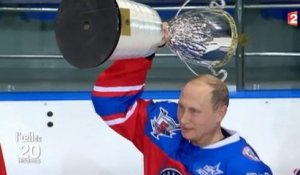 Quand Vladimir Poutine joue au Hockey et marque 7 buts - ZAPPING ACTU DU 09/10/2015