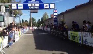Coupe de France de cyclo-cross d'Albi 2015 : L'arrivée des Juniors