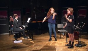Pablo de Sarasate : Navarra  (Danza espagnole) par Camille Berthollet, Julie Berthollet et Guillaume Vincent I Le live de la matinale