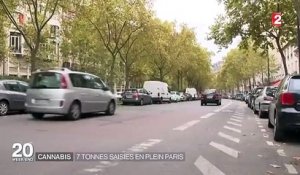 Cannabis : une saisie record en plein Paris