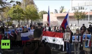 A Belgrade, des étudiants syriens reconnaissants suite à l'intervention russe