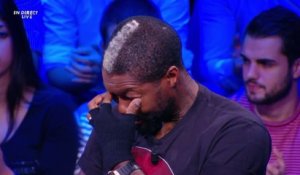 les larmes de Djibril Cissé qui annonce sa retraite sur le plateau de J+1