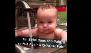 Un Bébé dans son Bain se fait Avoir à CHAQUE Fois !