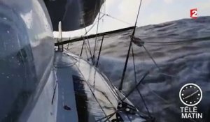 Transat Jacques-Vabre : le bateau du duo Lemonchois-Jourdain chavire
