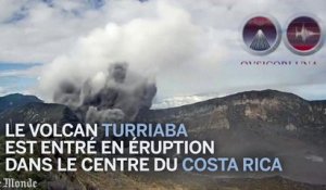 L'éruption d'un volcan au Costa Rica filmée en timelapse