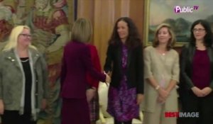 Exclu vidéo : Letizia d'Espagne : hôtesse chic et élégante au palais de la Zarzuela