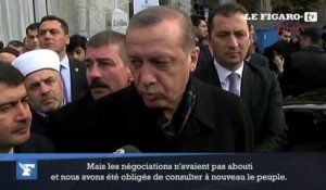 Erdogan : «Le peuple a choisi la stabilité»