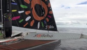 Jour 8 -Sodebo Ultim' - Transat Jacques Vabre 2015