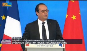 Hollande appelle les entrepreneurs chinois à investir en France
