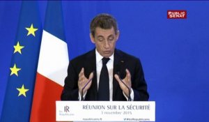 Nicolas Sarkozy : "pas d'aménagements de peines pour les peines supérieures à 6 mois"