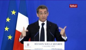 Nicolas Sarkozy veut un recentrage des forces de sécurité