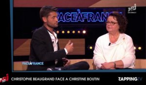 Face à France : Christophe Beaugrand reproche à Christine Boutin ses propos violents contre les homosexuels