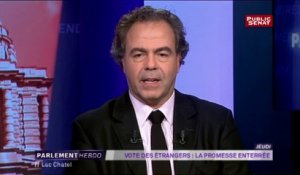 Droit de vote des étrangers : « Valls règle ses comptes avec le Président » selon Luc Chatel