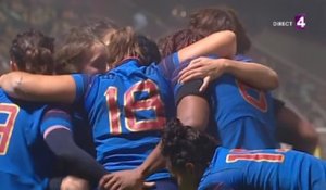 VIDÉO - France-Angleterre (11-0) : l'essai d'Elodie Poublan