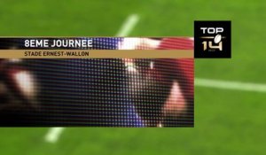 TOP 14 - Résumé Toulouse - Grenoble  : 52-12 - J8 - Saison 2015/2016