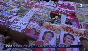 Elections en Birmanie : Aung San Suu Kyi largement favorite