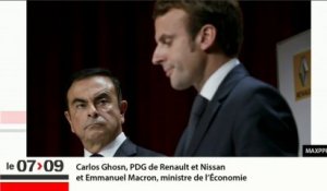 "Renault-Nissan : tensions entre Emmanuel Macron et Carlos Ghosn" (L'Édito Éco)