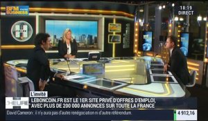 "Leboncoin.fr est en train de devenir un acteur majeur de l’emploi en France", Antoine Jouteau - 10/11