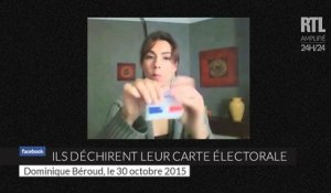Ces Français qui déchirent leur carte électorale