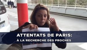 Attentats à Paris:  Une femme recherche un ami à l'hôpital