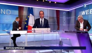 Attaques à Paris : la France "saura vaincre les terroristes", promet François Hollande