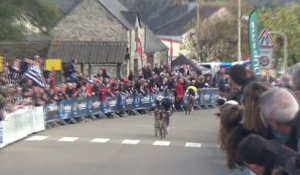 Coupe de France de cyclo-cross 2015 : Le sprint pour la 3e place des Juniors à Quelneuc