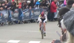 Coupe de France de cyclo-cross 2015 : L'arrivée des Dames à Quelneuc