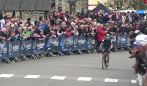 Coupe de France de cyclo-cross 2015 : L'arrivée des Elites pour la 2e place à Quelneuc