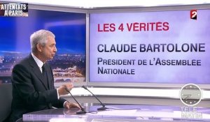 Les 4 Vérités : "L'état d'urgence est un moment indispensable", déclare Claude Bartolone