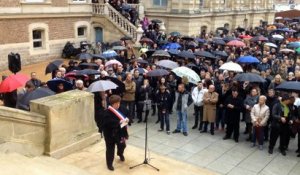 Attentats à Paris : rassemblement et minute de silence à Amiens