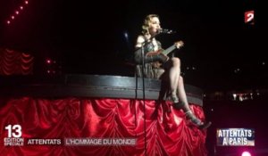 L'hommage de Madonna - ZAPPING PEOPLE DU 16/11/2015