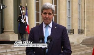John Kerry reçu à l'Elysée