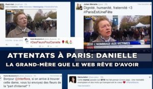 Attentats à Paris: On a retrouvé Danielle, la grand-mère que le Web rêve d’avoir