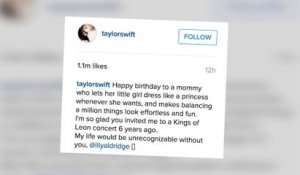 Taylor Swift souhaite un joyeux 30ème  anniversaire à Lily Aldrige