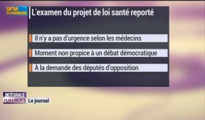 L'examen du projet de loi Santé reporté