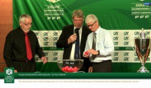 FFFTV Live : Tirage du 1er Tour Fédéral de la Coupe Gambardella (le replay)