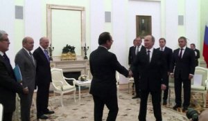 Poutine à Hollande: "nous sommes prêts à coopérer"