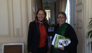J - 2 avant la COP21: Ségolène Royal et Vandana Shiva