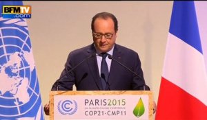 COP21: "C'est la paix" qui est en cause, prévient Hollande