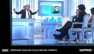 SLT : Michel Onfray vexé par Stéphane Guillon, malaise sur le plateau