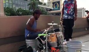 Street Drummer plays Fast & Furious See you again song like no one else! wiz khalifa Cover