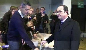 Le raté de Hollande lors de son vote n'est pas passé inaperçu