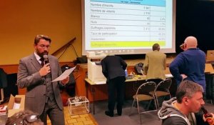 Avranches : proclamation des résultats du 1er tour des élections régionales