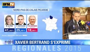 Xavier Bertrand: "Voter Front national conduira à une voie sans issue et au déclin"
