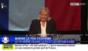Marine Le Pen : "Le Front national est le seul front véritablement républicain"