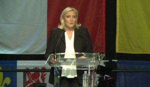 Marine Le Pen: "un résultat magnifique"