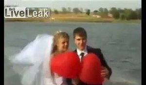 Une vidéo de mariage qui finit de manière pas du tout romantique